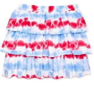 Way to Celebrate Girls Tie Dye Skirt, Size M 7/8